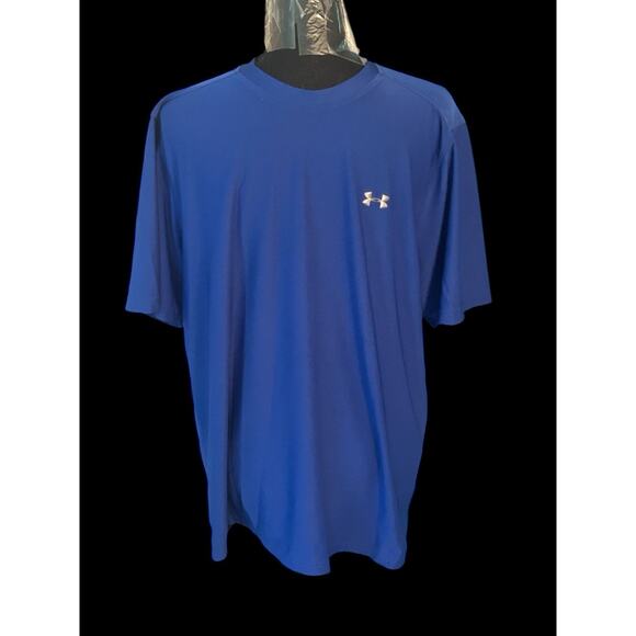 Under Armour Blue Crew Neck Heat Gear T-Shirt Men’s Size Medium - Picture 1 of 7